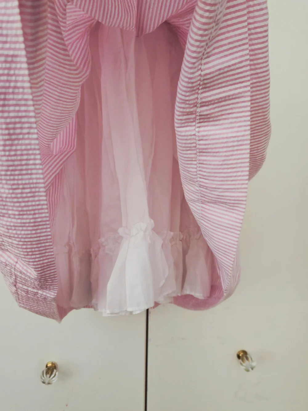 Ralph Lauren Pink Striped Seersucker Sundress